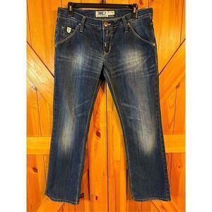 Take Two Be One Jeans 31x32 Distressed (4863)